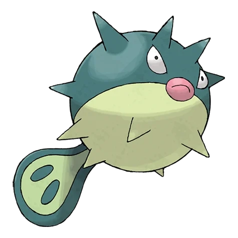 물/독 타입 포켓몬 침바루의 이미지