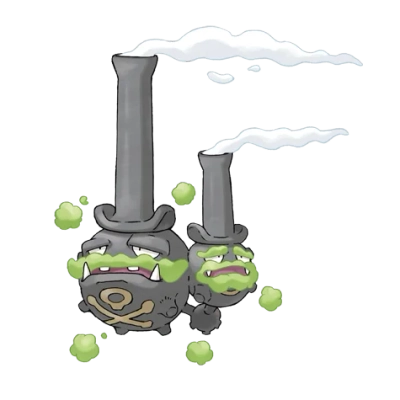 독/페어리 타입 포켓몬 또도가스 리전폼의 이미지