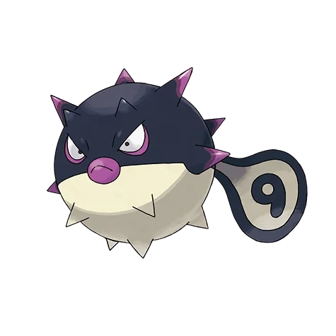 악/독 타입 포켓몬 침바루 리전폼의 이미지