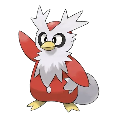 얼음/비행 타입 포켓몬 딜리버드의 이미지