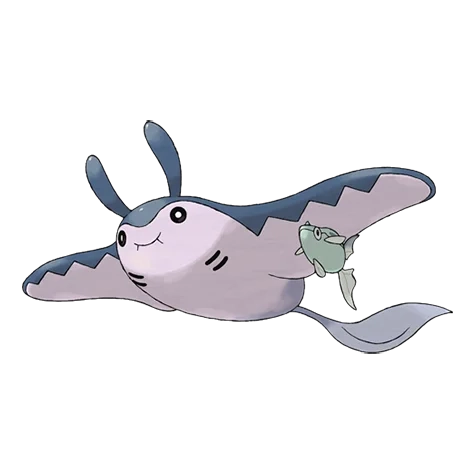 물/비행 타입 포켓몬 만타인의 이미지