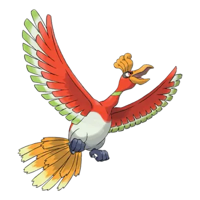 불꽃/비행 타입 포켓몬 칠색조의 이미지