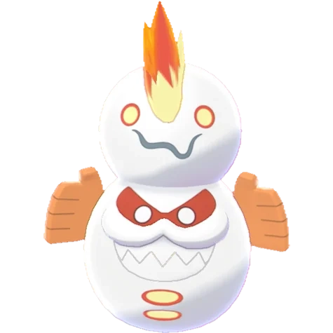 얼음/불꽃 타입 포켓몬 달마모드 리전폼의 이미지