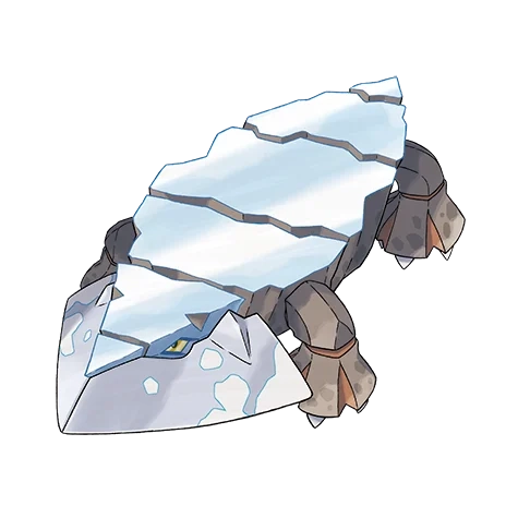 얼음/바위 타입 포켓몬 크레베이스 리전폼의 이미지
