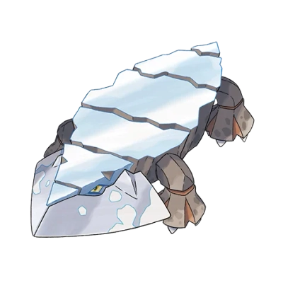 얼음/바위 타입 포켓몬 크레베이스 리전폼의 이미지