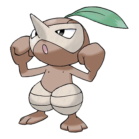 풀/악 타입 포켓몬 잎새코의 이미지