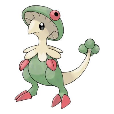 풀/격투 타입 포켓몬 버섯모의 이미지
