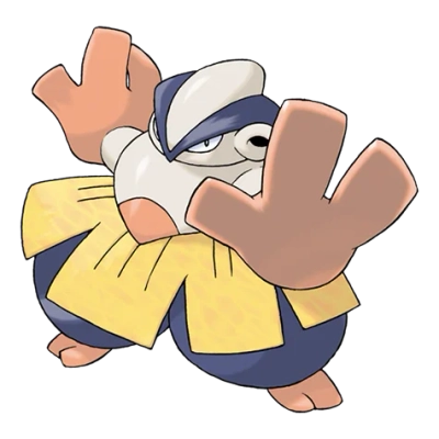 격투 타입 포켓몬 하리뭉의 이미지