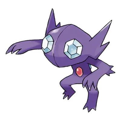 악/고스트 타입 포켓몬 깜까미의 이미지