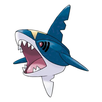물/악 타입 포켓몬 샤크니아의 이미지
