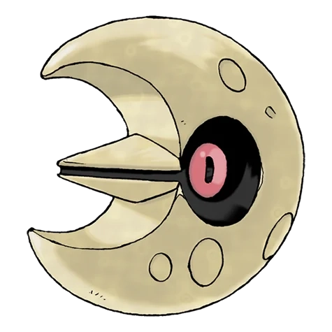 바위/에스퍼 타입 포켓몬 루나톤의 이미지