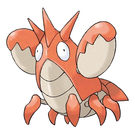 물 타입 포켓몬 가재군의 이미지