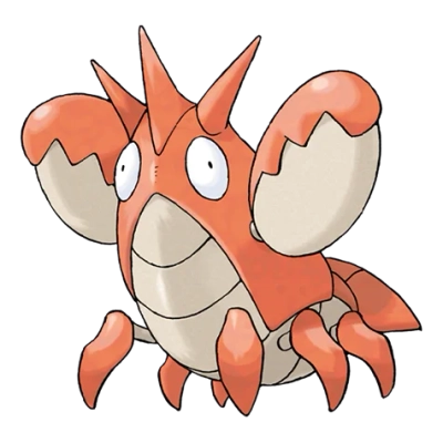 물 타입 포켓몬 가재군의 이미지