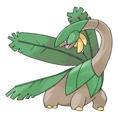 풀/비행 타입 포켓몬 트로피우스의 이미지