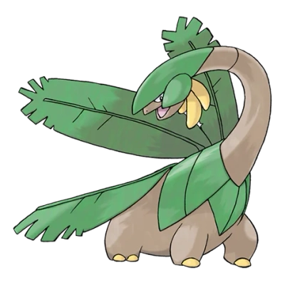 풀/비행 타입 포켓몬 트로피우스의 이미지