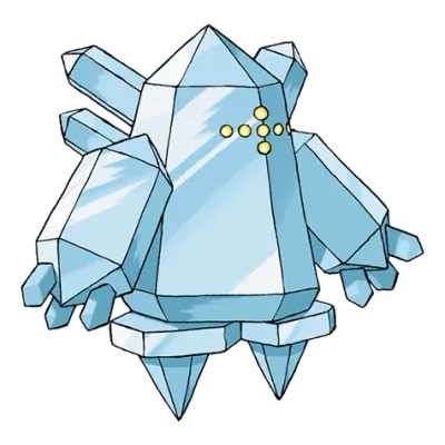 얼음 타입 포켓몬 레지아이스의 이미지