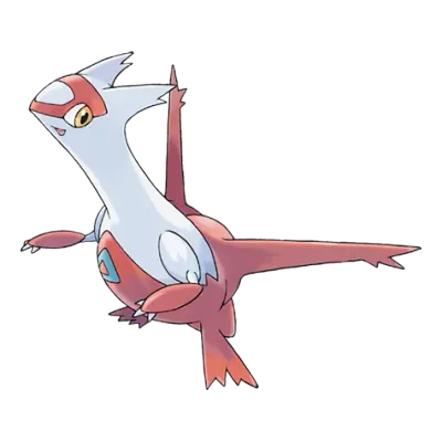 드래곤/에스퍼 타입 포켓몬 라티아스의 이미지