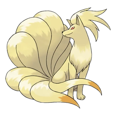 불꽃 타입 포켓몬 나인테일의 이미지