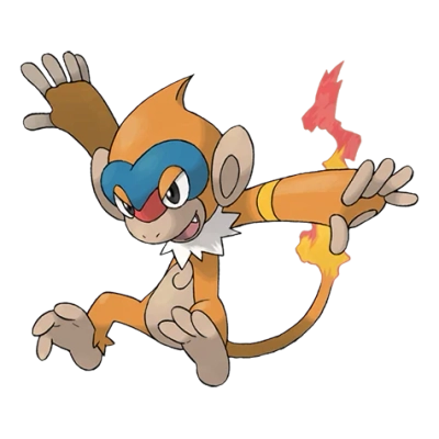 불꽃/격투 타입 포켓몬 파이숭이의 이미지