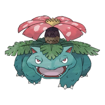 풀/독 타입 포켓몬 이상해꽃의 이미지