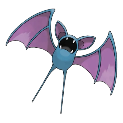 독/비행 타입 포켓몬 주뱃의 이미지