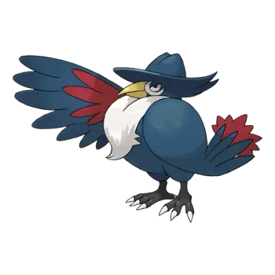 악/비행 타입 포켓몬 돈크로우의 이미지