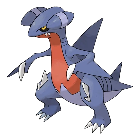 드래곤/땅 타입 포켓몬 한바이트의 이미지