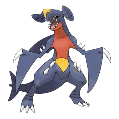 드래곤/땅 타입 포켓몬 한카리아스의 이미지