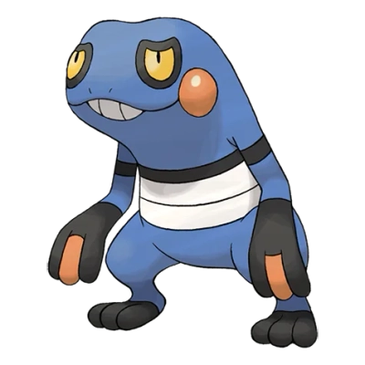 독/격투 타입 포켓몬 삐딱구리의 이미지