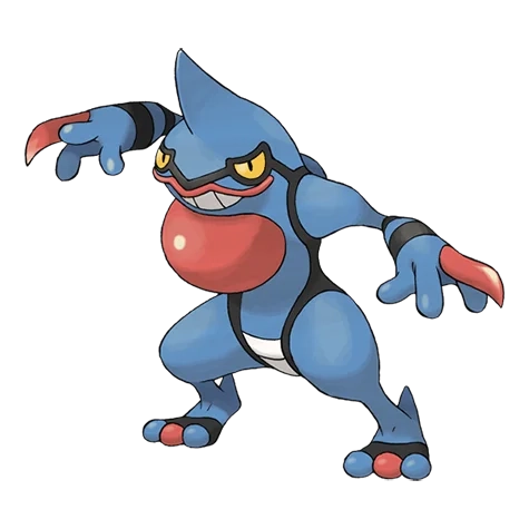 독/격투 타입 포켓몬 독개굴의 이미지