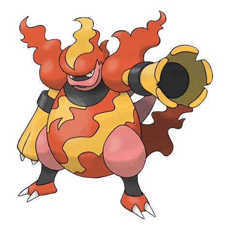 불꽃 타입 포켓몬 마그마번의 이미지