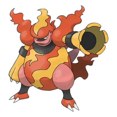 불꽃 타입 포켓몬 마그마번의 이미지