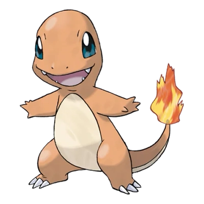 불꽃 타입 포켓몬 파이리의 이미지