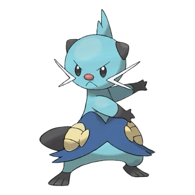 물 타입 포켓몬 쌍검자비의 이미지