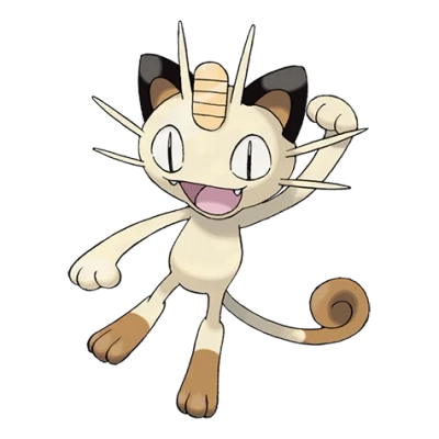 노말 타입 포켓몬 나옹의 이미지