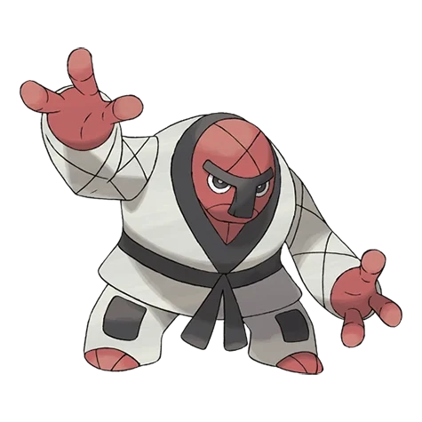 격투 타입 포켓몬 던지미의 이미지