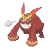 불꽃 타입 포켓몬 불비달마의 이미지