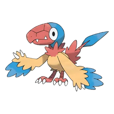 바위/비행 타입 포켓몬 아켄의 이미지
