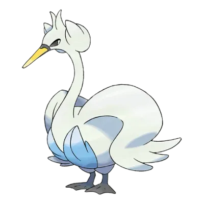 물/비행 타입 포켓몬 스완나의 이미지
