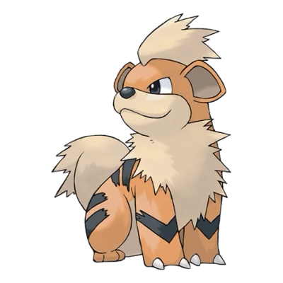 불꽃 타입 포켓몬 가디의 이미지