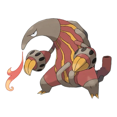 불꽃 타입 포켓몬 앤티골의 이미지