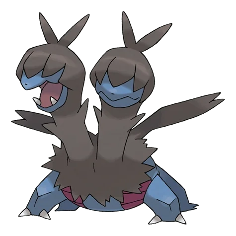 악/드래곤 타입 포켓몬 디헤드의 이미지