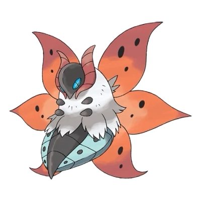 벌레/불꽃 타입 포켓몬 불카모스의 이미지