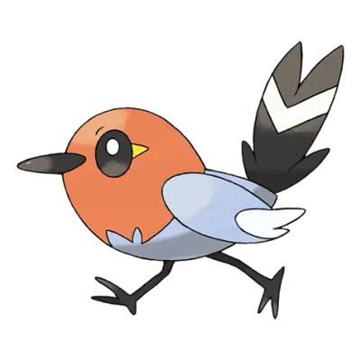 노말/비행 타입 포켓몬 화살꼬빈의 이미지