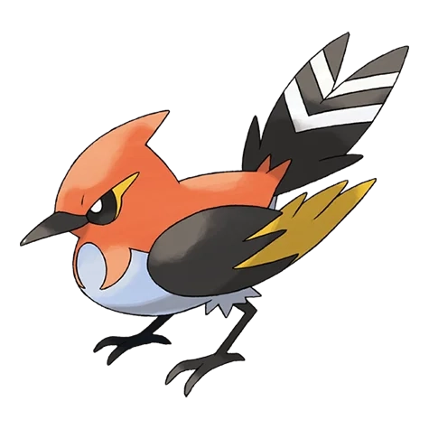 불꽃/비행 타입 포켓몬 불화살빈의 이미지