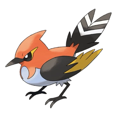 불꽃/비행 타입 포켓몬 불화살빈의 이미지