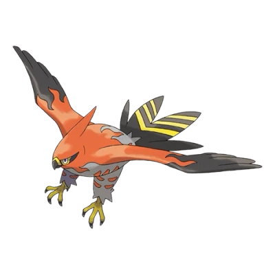 불꽃/비행 타입 포켓몬 파이어로의 이미지