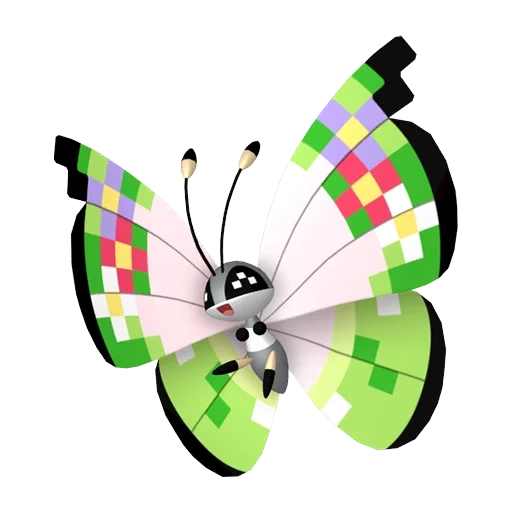 벌레/비행 타입 포켓몬 비비용의 이미지