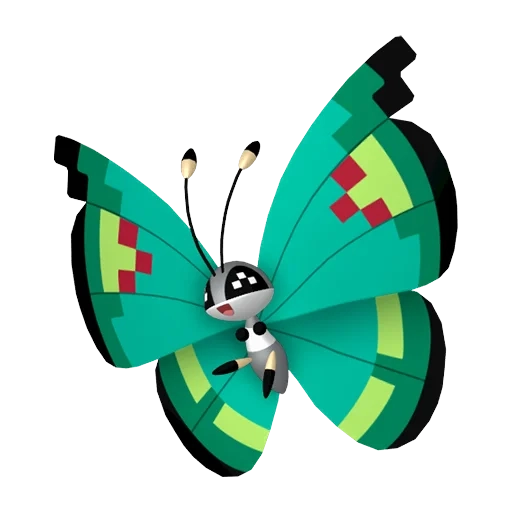 벌레/비행 타입 포켓몬 비비용의 이미지