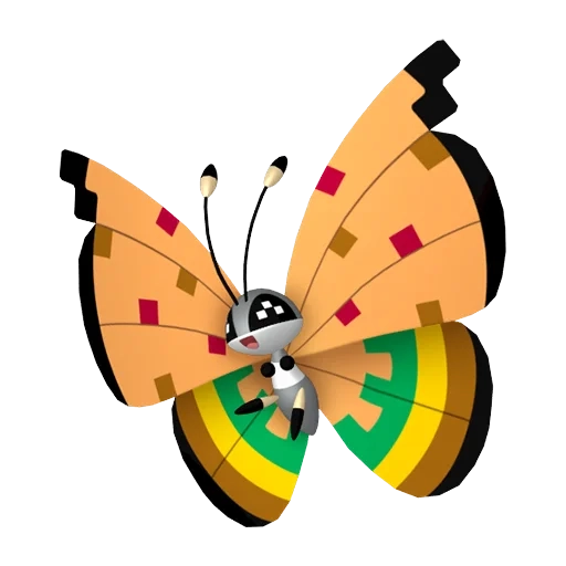 벌레/비행 타입 포켓몬 비비용의 이미지